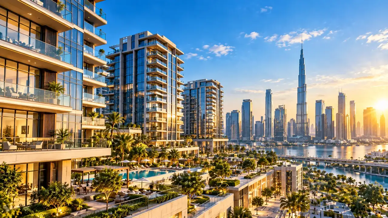 Premium furnished interior for real estate development